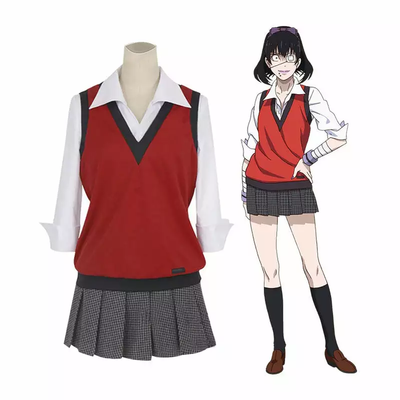 Cosplay Clans Anime Kakegurui Midari Ikishima Outfits Cosplay Costume 3 Cosplay Clans Anime Kakegurui Midari Ikishima Outfits Cosplay Costume