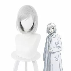 Cosplay Clans Anime Akudama Drive Cutthroat Short White Cosplay Wigs
