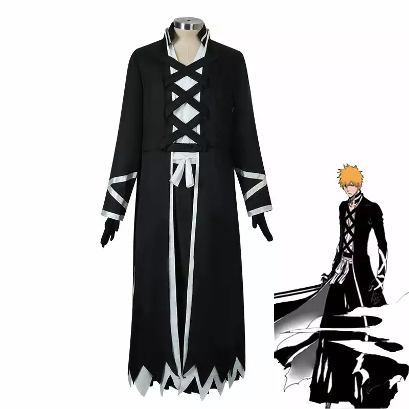 Cosplay Clans Anime Bleach Ichigo Fullbring New Bnakai Cosplay Costumes 3 Cosplay Clans Anime Bleach Ichigo Fullbring New Bnakai Cosplay Costumes