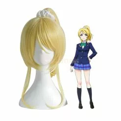 Cosplay Clans Anime LoveLive! Ayase Eli Long Blonde Cosplay Wigs