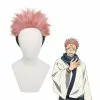 Cosplay Clans Anime Jujutsu Kaisen Ryomen Sukuna Short Pink Gradient Black Cosplay Wigs 1 Cosplay Clans Anime Jujutsu Kaisen Ryomen Sukuna Short Pink Gradient Black Cosplay Wigs -Cosplay Clans Sales 0 3837caa5 fb45 4290 88b6 f7b681ddbb80