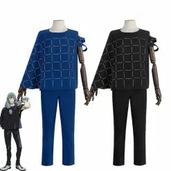 Cosplay Clans Anime Jujutsu Kaisen Mahito Black Blue Outfits Cosplay Costume