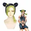Cosplay Clans Anime JoJo's Bizarre Adventure Stone Ocean Jolyne Cujoh Mixed Light Green Cosplay Wigs