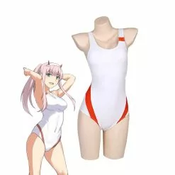 Cosplay Clans DARLING In The FRANXX 02 Zero Two Swimsuit Jumpsuit Cosplay Costumes