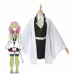 Cosplay Clans Anime Demon Slayer Kimetsu No Yaiba Mitsuri Kanroji Female Uniform Cosplay Costume