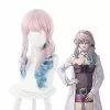 Cosplay Clans Anime Akudama Drive Doctor Long Pink Gradient Blue Cosplay Wigs