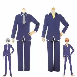 Cosplay Clans Anime Fruits Basket Soma Yuki Soma Kyo JK School Uniform Cosplay Costumes