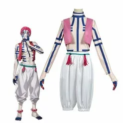 Cosplay Clans Anime Demon Slayer Kimetsu No Yaiba Akaza Komaji Upper Rank Three Cosplay Costumes