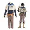 Cosplay Clans Anime Black Clover Yuno Grinberryall Outfits Cosplay Costume With Free Necklace
