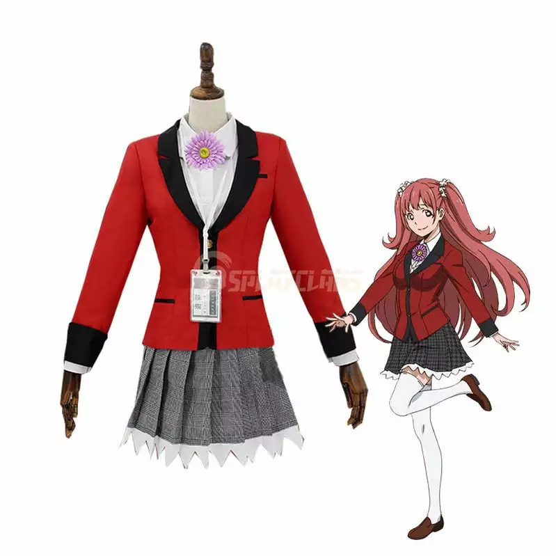 Cosplay Clans Anime Kakegurui Yumemite Yumemi Uniform Cosplay Costumes 3 Cosplay Clans Anime Kakegurui Yumemite Yumemi Uniform Cosplay Costumes