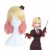 Cosplay Clans Anime Angels Of Death Catherine Ward Cathy Short Blond Gradient Pink Cosplay Wigs