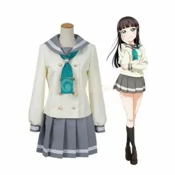 Cosplay Clans LoveLive!Sunshine!! Kurosawa Dia And Aqours All Members Autumn And Winter School Uniform Cosplay Costume