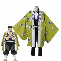 Cosplay Clans Anime Demon Slayer Kimetsu No Yaiba Gyomei Himejima Fullset Cosplay Costumes