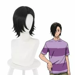 Cosplay Clans Anime Jujutsu Kaisen Junpei Yoshino Short Black Cosplay Wigs