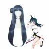 Cosplay Clans Anime LoveLive!Sunshine!! Tsushima Yoshiko Long Mixed Blue Cosplay Wigs