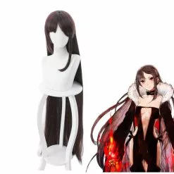 Cosplay Clans FGO Fate Grand Order Yu Mei Ren 120cm Brown Long Straight/Braid Halloween Cosplay Wigs
