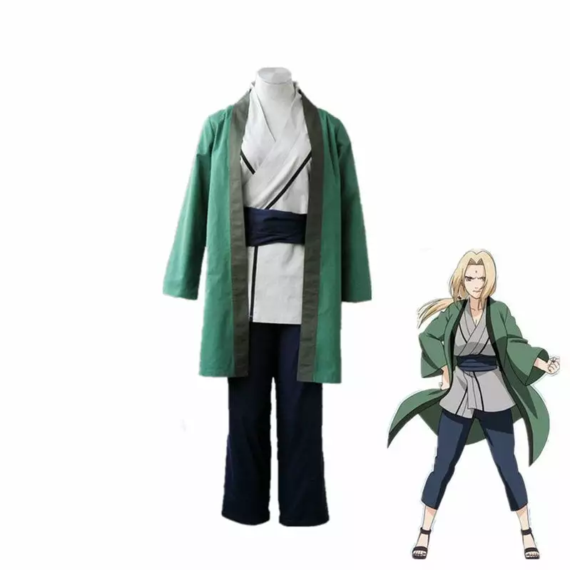 Cosplay Clans Anime Naruto Tsunade Ninja Set Cosplay Costume 3 Cosplay Clans Anime Naruto Tsunade Ninja Set Cosplay Costume