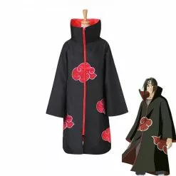 Cosplay Clans Anime Naruto Akatsuki Cosplay Costume Cloak Cape