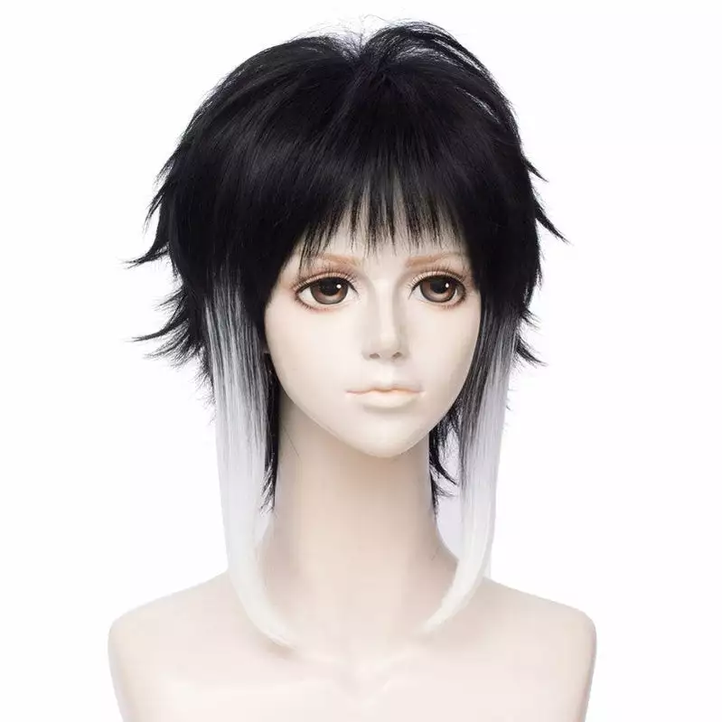 Cosplay Clans Anime Bungo Stray Dogs Ryunosuke Akutagawa Cosplay Wigs 4 Cosplay Clans Anime Bungo Stray Dogs Ryunosuke Akutagawa Cosplay Wigs - Image 2