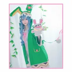 Cosplay Clans Anime Date A Live Yoshino Himekawa Green Coat Outfits Cosplay Costume -Cosplay Clans Sales 1025595611