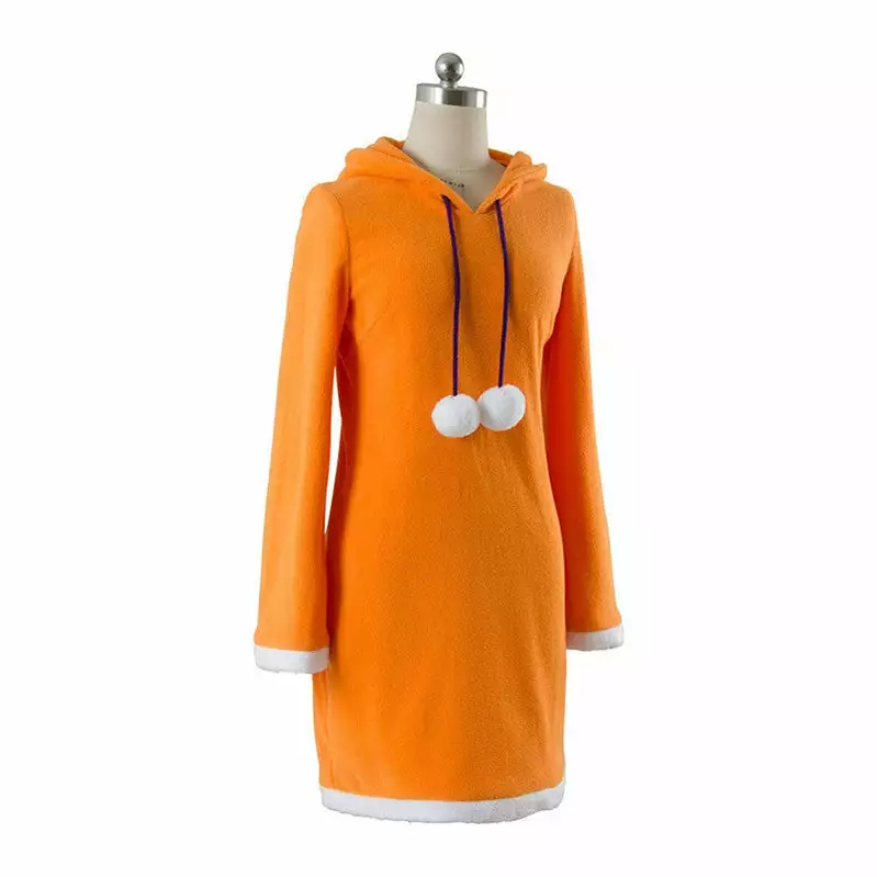 Cosplay Clans Anime No Game No Life Shuvi Doura Orange Dress Cosplay Costume 5 Cosplay Clans Anime No Game No Life Shuvi Doura Orange Dress Cosplay Costume - Image 3