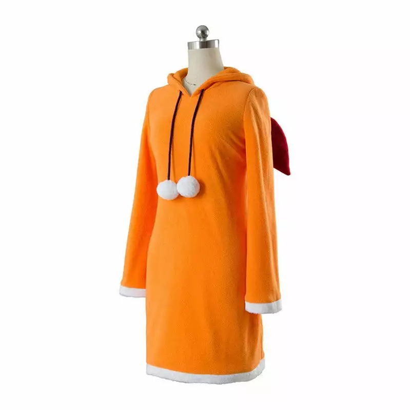 Cosplay Clans Anime No Game No Life Shuvi Doura Orange Dress Cosplay Costume 7 Cosplay Clans Anime No Game No Life Shuvi Doura Orange Dress Cosplay Costume - Image 5