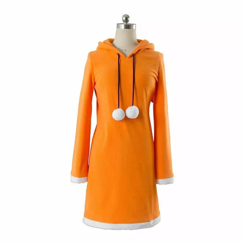 Cosplay Clans Anime No Game No Life Shuvi Doura Orange Dress Cosplay Costume 4 Cosplay Clans Anime No Game No Life Shuvi Doura Orange Dress Cosplay Costume - Image 2