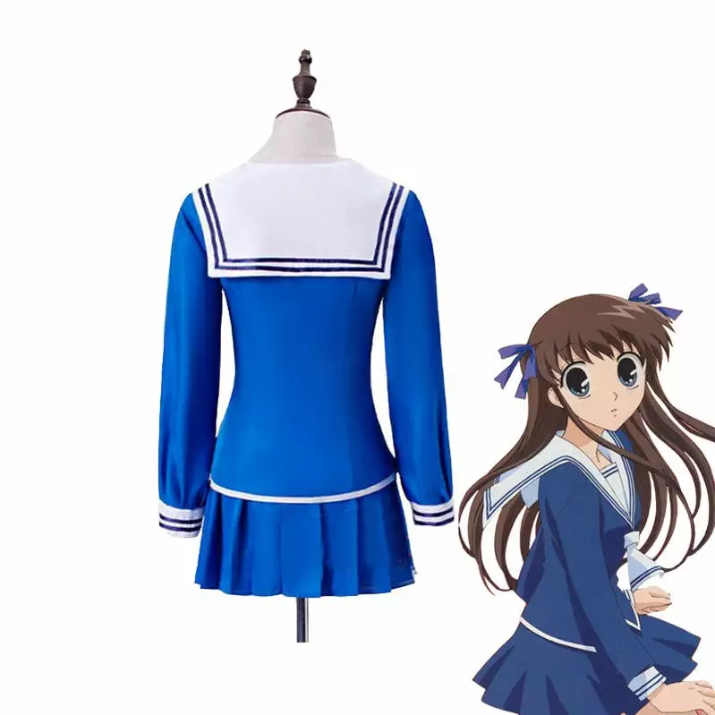 Cosplay Clans Anime Fruits Basket Tohru Honda School Uniform Halloween Cosplay Costumes 6 Cosplay Clans Anime Fruits Basket Tohru Honda School Uniform Halloween Cosplay Costumes - Image 4