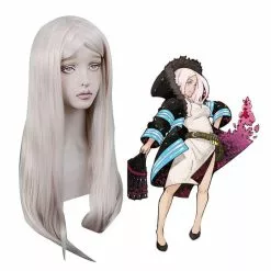 Cosplay Clans Anime Fire Force Princess Hibana Long Light Pink Cosplay Wigs