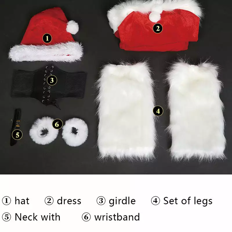 Cosplay Clans Anime My Dress-Up Darling Marin Kitagawa Christmas Cosplay Costumes 6 Cosplay Clans Anime My Dress-Up Darling Marin Kitagawa Christmas Cosplay Costumes - Image 4