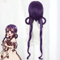 Cosplay Clans Anime Toilet Bound Hanako Kun Akane Aoi Cosplay Wig Purple Mixed Circle Shape Wig -Cosplay Clans Sales 14055318127 1251689313