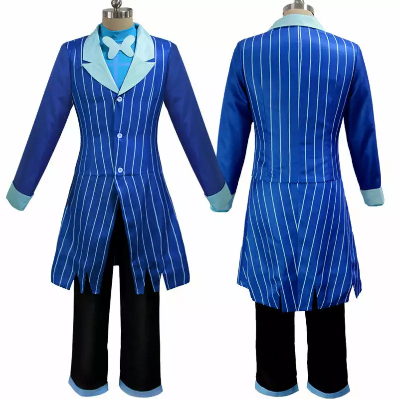 Cosplay Clans Hazbin Hotel Alastor Blue Uniform Cosplay Costumes 3 Cosplay Clans Hazbin Hotel Alastor Blue Uniform Cosplay Costumes