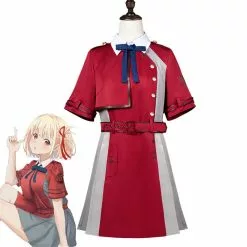 Cosplay Clans Anime Lycoris Recoil Chisato Nishikigi Short Uniform Cosplay Costumes