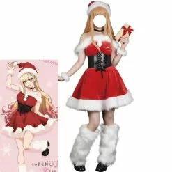 Cosplay Clans Anime My Dress-Up Darling Marin Kitagawa Christmas Cosplay Costumes