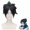 Cosplay Clans Anime Naruto Uchiha Sasuke Short Black Cosplay Wigs
