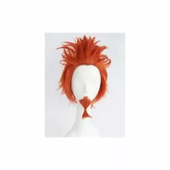 Cosplay Clans Anime Danganronpa: Trigger Happy Havoc Leon Kuwata Orange Short Cosplay Wigs