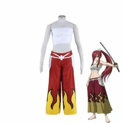 Cosplay Clans Anime Fairy Tail Erza Scarlet Red Female Cosplay Costume