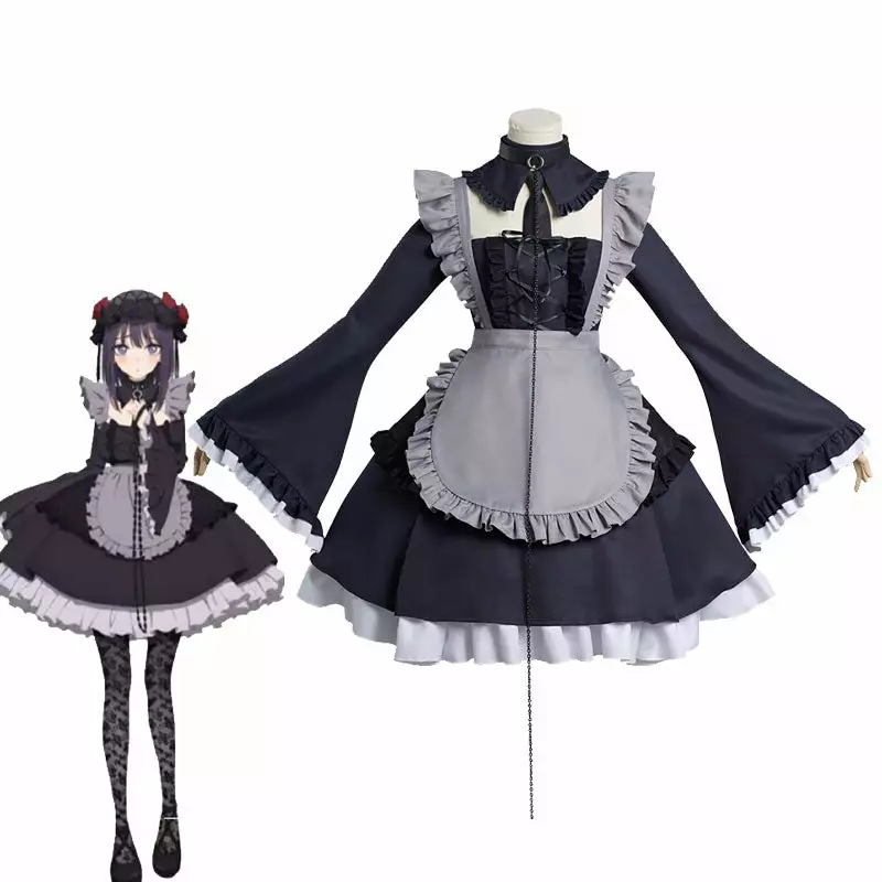 Cosplay Clans Anime My Dress-Up Darling Marin Kitagawa Lolita Maid Cosplay Costume 3 Cosplay Clans Anime My Dress-Up Darling Marin Kitagawa Lolita Maid Cosplay Costume