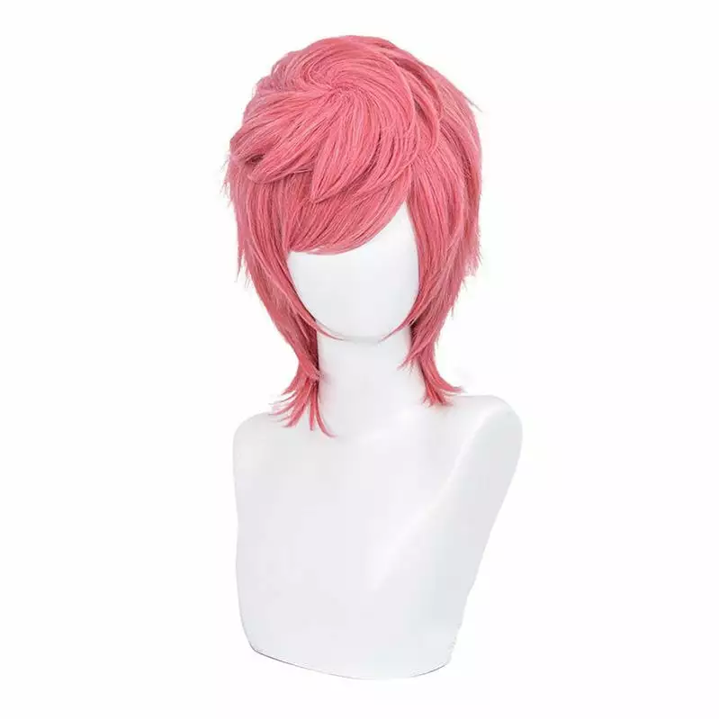Cosplay Clans Anime JoJo's Bizarre Adventure Golden Wind Trish Una Long Pink Cosplay Wigs 4 Cosplay Clans Anime JoJo's Bizarre Adventure Golden Wind Trish Una Long Pink Cosplay Wigs - Image 2