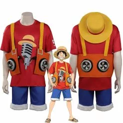 Cosplay Clans Anime One Piece Film Red 2022 Banpresto Monkey D. Luffy Cosplay Costumes