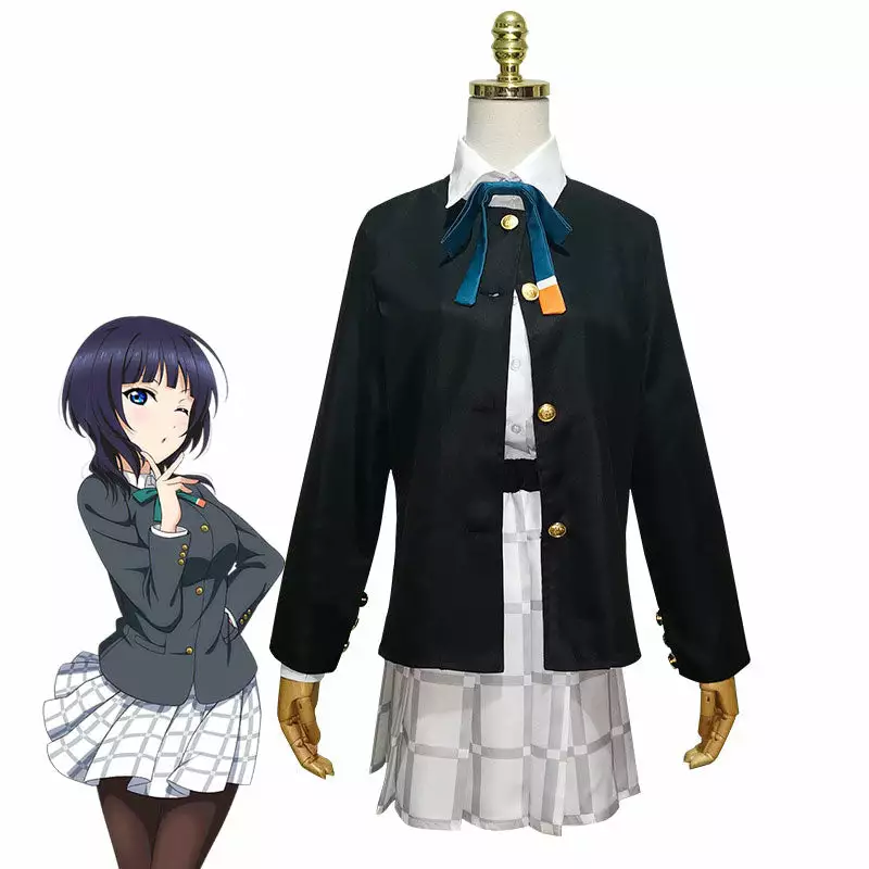 Cosplay Clans Anime Love Live! Nijigasaki High School Idol Club Emma Verde Cosplay Costumes 3 Cosplay Clans Anime Love Live! Nijigasaki High School Idol Club Emma Verde Cosplay Costumes