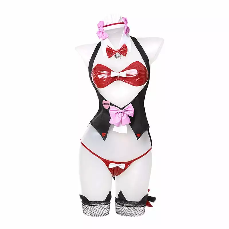 Cosplay Clans Anime Nekopara Catgirl Chocola Bunnysuit Cosplay Costume 4 Cosplay Clans Anime Nekopara Catgirl Chocola Bunnysuit Cosplay Costume - Image 2