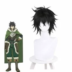 Cosplay Clans Anime The Rising Of The Shield Hero Naofumi Iwatani Short Black Cosplay Wigs