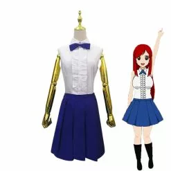 Cosplay Clans Anime Fairy Tail Erza Scarlet Uniforms Cosplay Costume