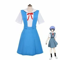 Cosplay Clans Anime Neon Genesis Evangelion Rei Ayanami Uniform Cosplay Costumes