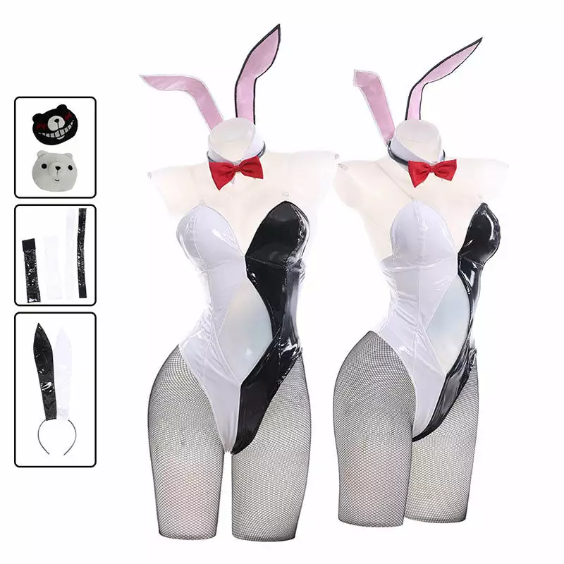 Cosplay Clans Danganronpa Enoshima Junko Bunny Girl Cosplay Costumes 3 Cosplay Clans Danganronpa Enoshima Junko Bunny Girl Cosplay Costumes