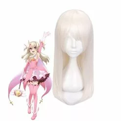 Cosplay Clans FGO Fate/kaleid Liner Illyasviel Von Einzbern Milk Gold Long Straight Cosplay Wigs