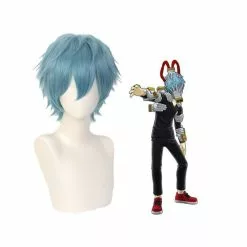 Cosplay Clans Anime My Hero Academia Shigaraki Tomura Short Blue Cosplay Wigs