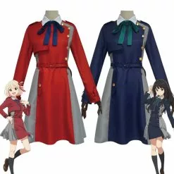 Cosplay Clans Anime Lycoris Recoil Chisato Nishikigi Takina Inoue JK Uniform Cosplay Costumes