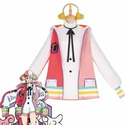Cosplay Clans Anime One Piece Film Red 2022 Movie Diva UTA Cosplay Costume